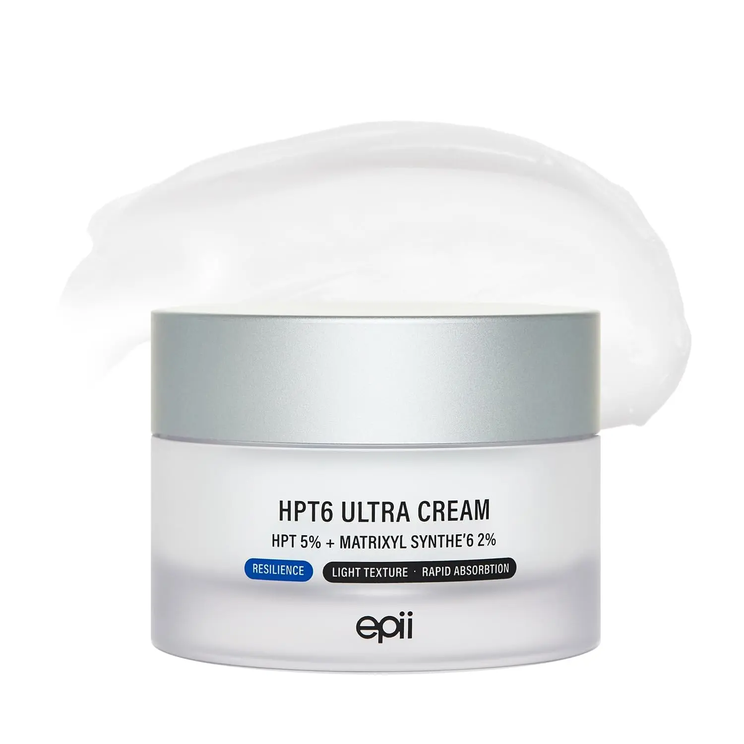 [epii] HPT6 Ultra Cream 5% - Firming Face Moisturizer with 5% HPT Complex & 2% Matrixyl Synthe'6 - Plumping Anti Aging Cream for Loss of Firmness, Hollow-Looking Skin & Deep Hydration, 50mL