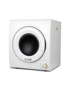 Commercial Care 3.5 Cu. Ft. Portable Dryer, 120V Electric Dryer for Clothes, Front Loading Drying Machine Holds Up To 13.2 lbs. or 6 kg. of Laundry, Stainless Steel Drum, 1500 Watts, CED35, White