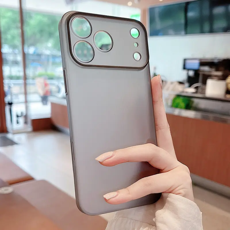 Ultra Thin Matte Hard Translucent Clear Protective Cellphone Phone Case Casing Smartphone Protector for iPhone 17 16 15 14 13 12 11 Pro Max 15 14 Plus Protection Slim Silky Skin Cover Protector Cellphone Phone Accessories