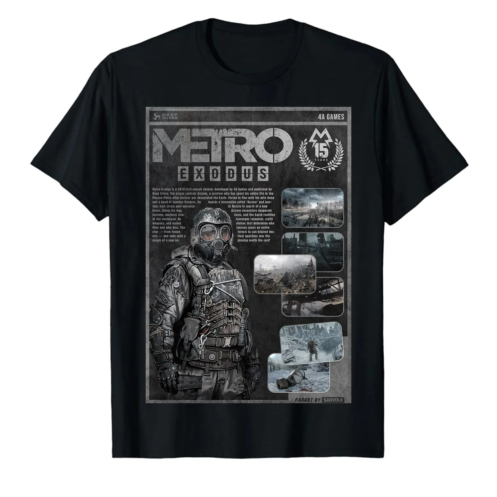 Metro 2033 Post Apocalyptic Graphic Gift For Fans T Shirt