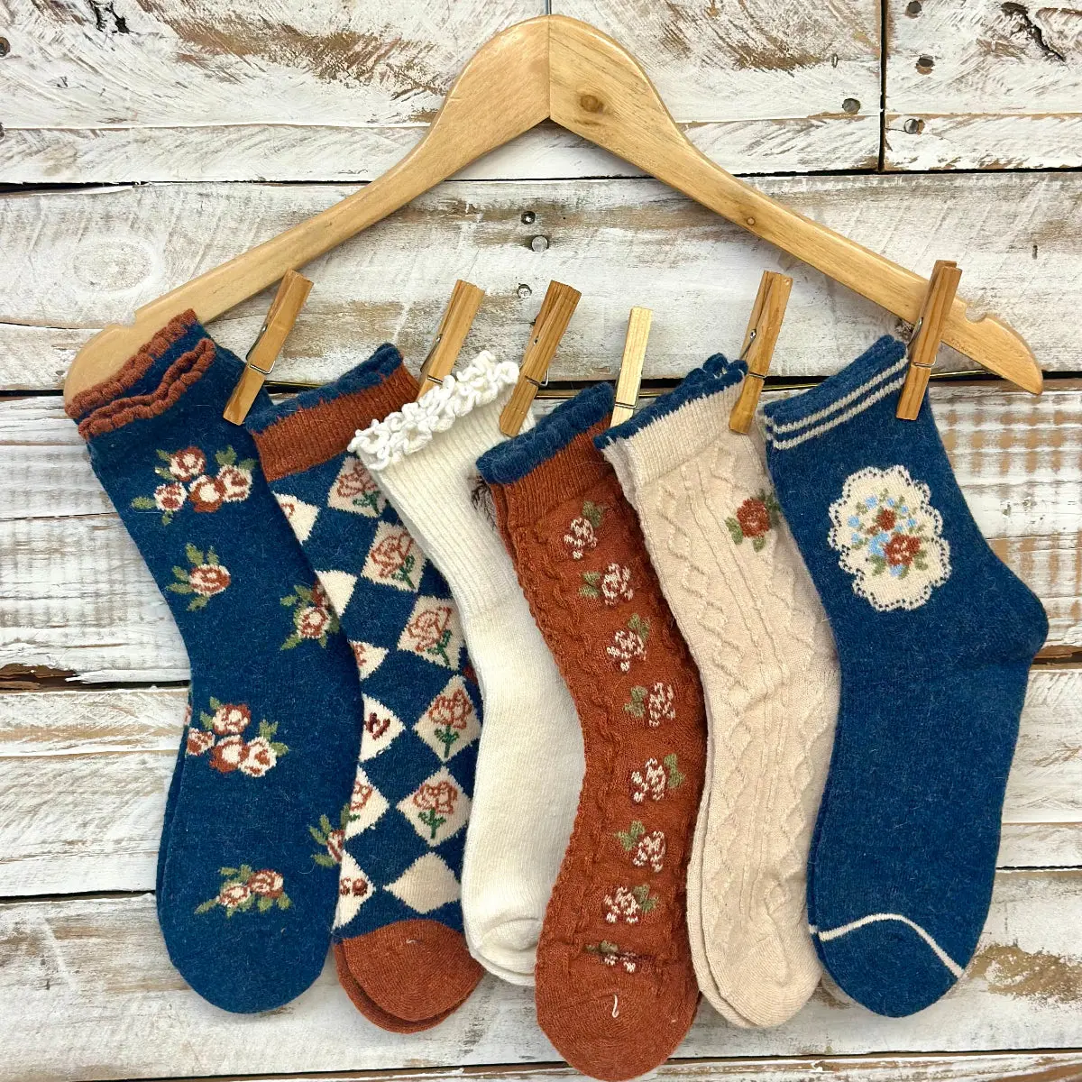 Romantic Floral Ankle Socks Multi-Pack - 3-Pair Vintage Coquette Gift Bundle