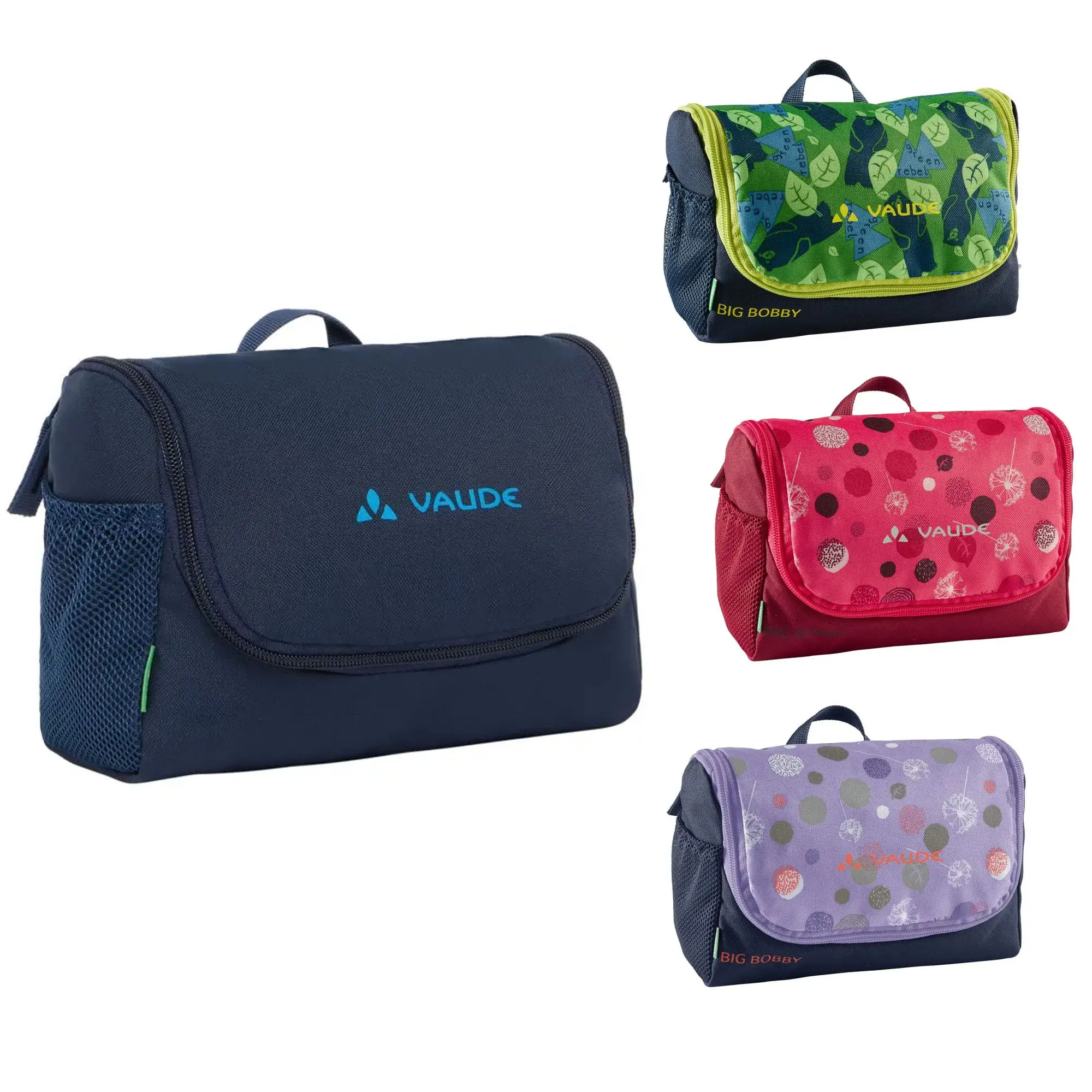 Vaude Big Bobby Kids' Multifunctional Toiletry Bag - Bluesign Certified, Waterproof Wash Bag, 100% Polyester/Synthetic, High-Capacity Travel Ready Children's Organizer for Long Journeys, Large