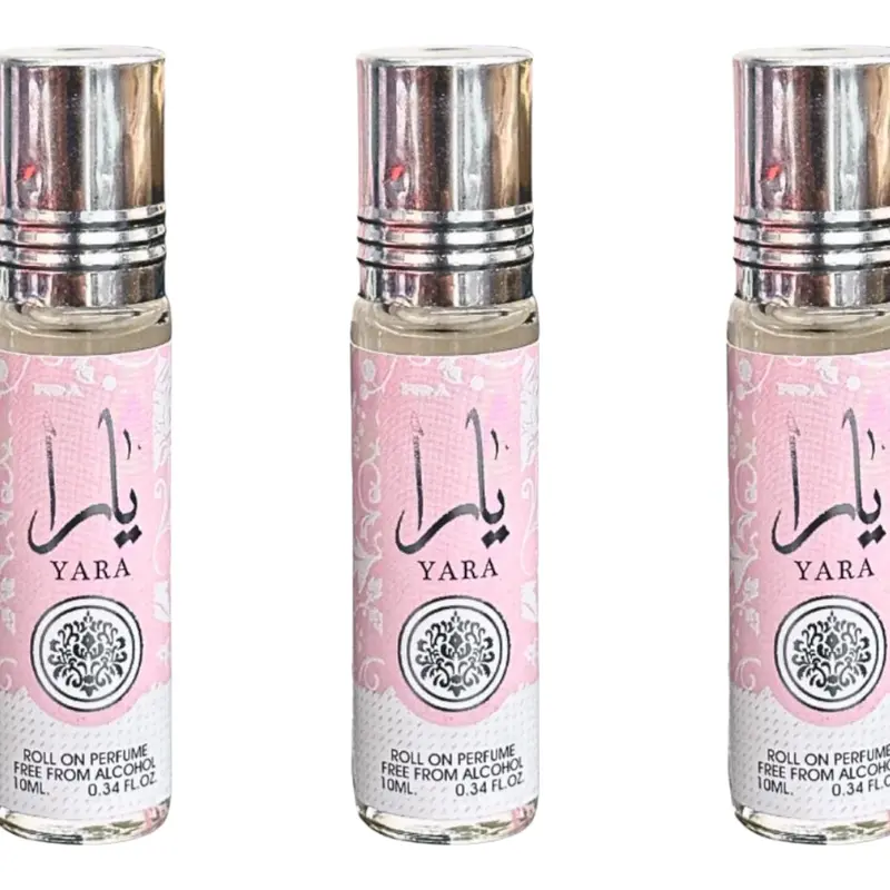 (3 Pack) 10ml Yara Perfume Roll-On Oil by Ard Al Zaafaran