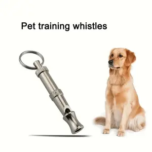 Detachable Stainless Steel Dog Whistle, Pet Training Device, Interactive Puppy Trainer, Durable & Easy-To-Use, Perfect for Obedience Practice