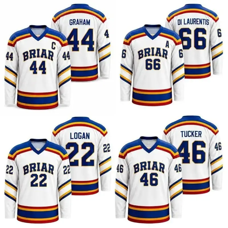 Custom Briar University Hawks Hockey Jersey – Off Campus Series Inspired, Graham & Logan Fan Jersey, BookTok Hockey Romance Gift for Men Women