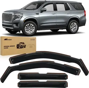 Nilight in-Channel Rain Guards for GMC Yukon 2021 2022 2023 2024, Vent Window Visors, Original Window Deflectors-4PCS Car Accessories Auto Accessories