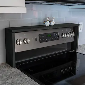 RELODECOR Over the Stove Spice Rack Shelf 5.5 Inch Width Solid Wood Easy Install Space Saving Kitchen Organizer