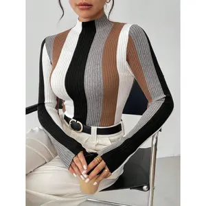 Women's Round Neck Elegant French Party Festival Christmas Gathering Sequin Spliced Fringe Shiny Autumn Winter Warm Sweater Business Casual Woman,Work Wear,Fall Wedding Guest Dress,Long Sleeve Tops,Knitted Sweater