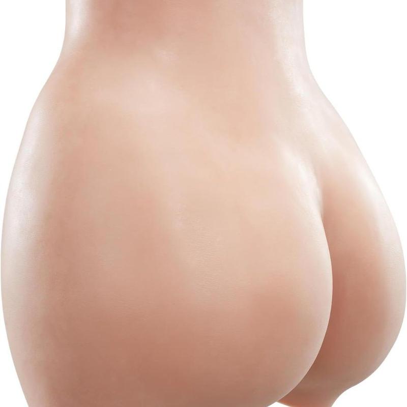 VEVOR Silicone Butts, 100 Silicone Hip Enhancer Shapewear Panty, Fake Buttock Enhancers Pants for Crossdresser, Transgender, Cosplay, Drag Queen (Brown)