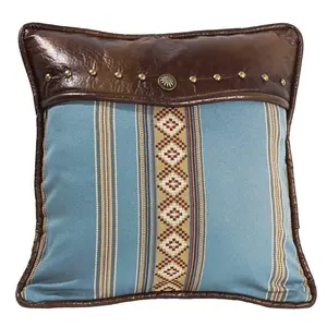 Ruidoso Turquoise Diamond Throw Pillow