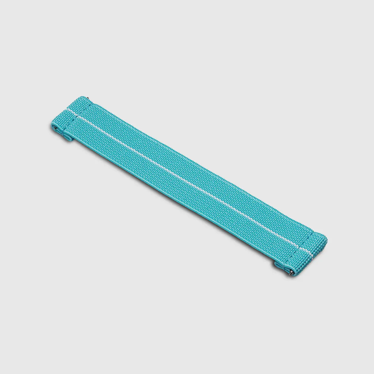 20mm Lug Width Elastic Strap - Corsa Miami Blue & White