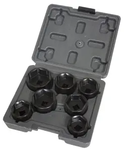 Lisle Low Profile Filter Socket Set - 7 Piece