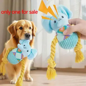 Interactive Plush Dog Toy, Reduces Anxiety and Boredom, Chewable Puppy Toy for Small to Medium Dogs, Randomly Shipped
