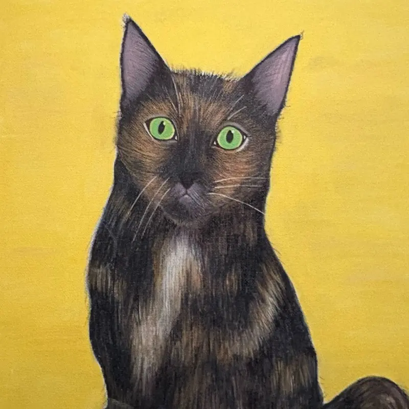 11x14 LARGE Hand-drawn Pet Portrait Canvas