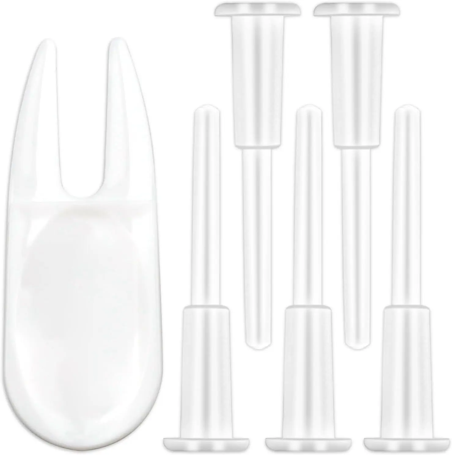 5 Air Stopper Plugs + 1 Remover Tool – Exercise Ball Plug Replacement Kit for Yoga Balls, Bouncing Balls & Inflatable Beds