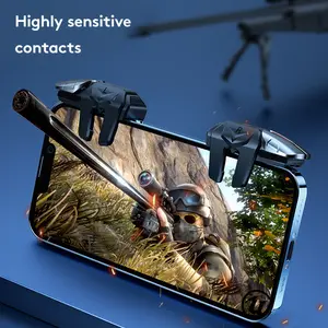 G21 Mobile Phone Game Trigger Gamepad Joystick 6-Finger Aim Shooting L1 R1 Key Button Game Fingertips For PUBG Game Controller  Game Accessory Touchscreen Device