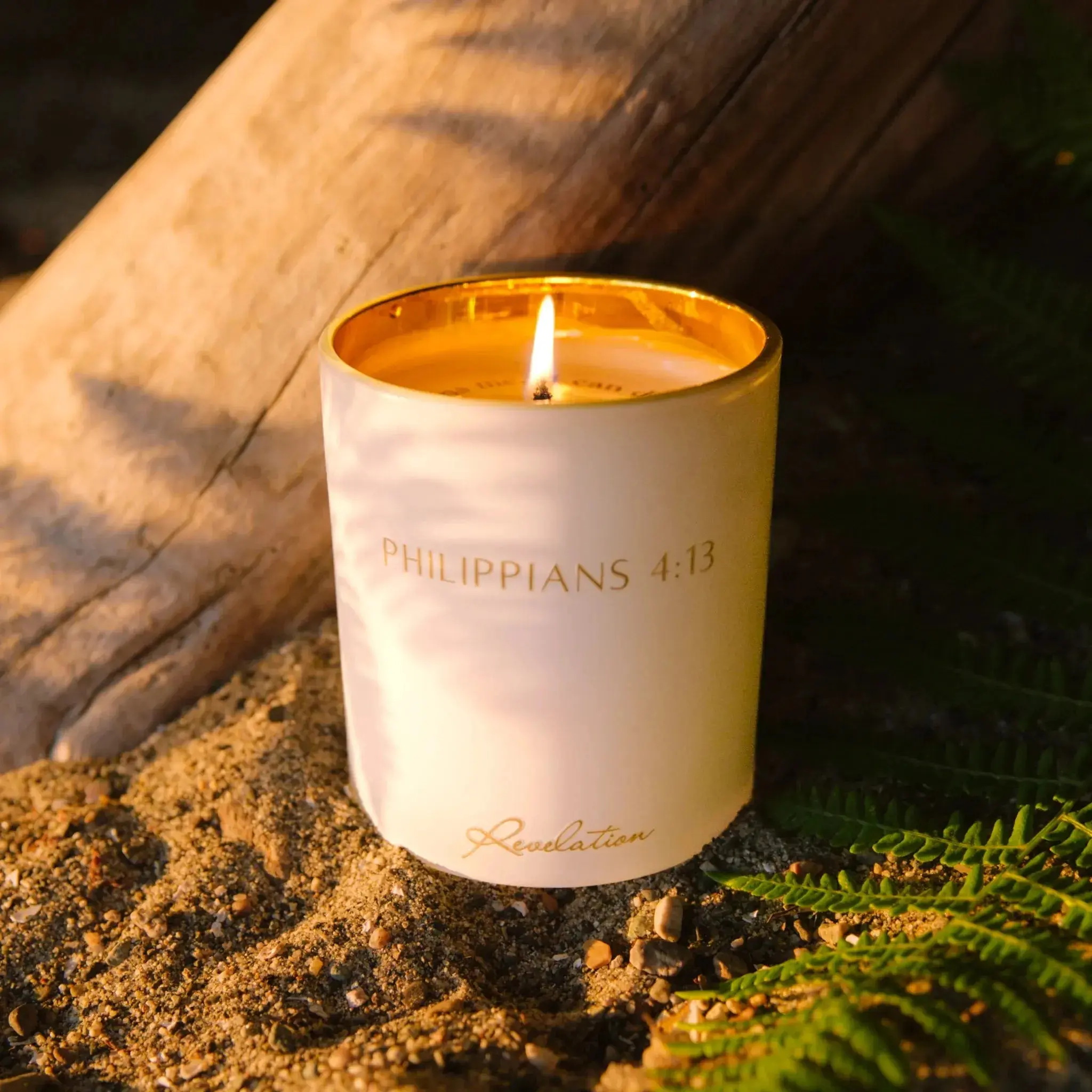 "I Can Do All things" Philippians 4:13 Revelation Candle