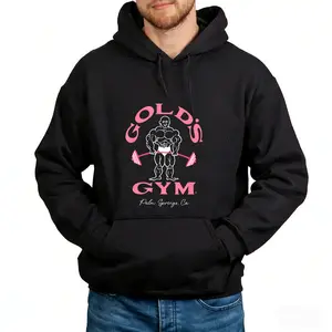 Retro 90s Gold Gym Palm Springs Hoodie – Vintage Unisex Heavyweight Pullover