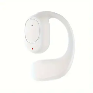 Wireless Earbuds • Non-In-Ear Bone Conduction • Business Over-Ear Style • Single Ear • for Sports, Music, Running, Food Delivery, and Driving