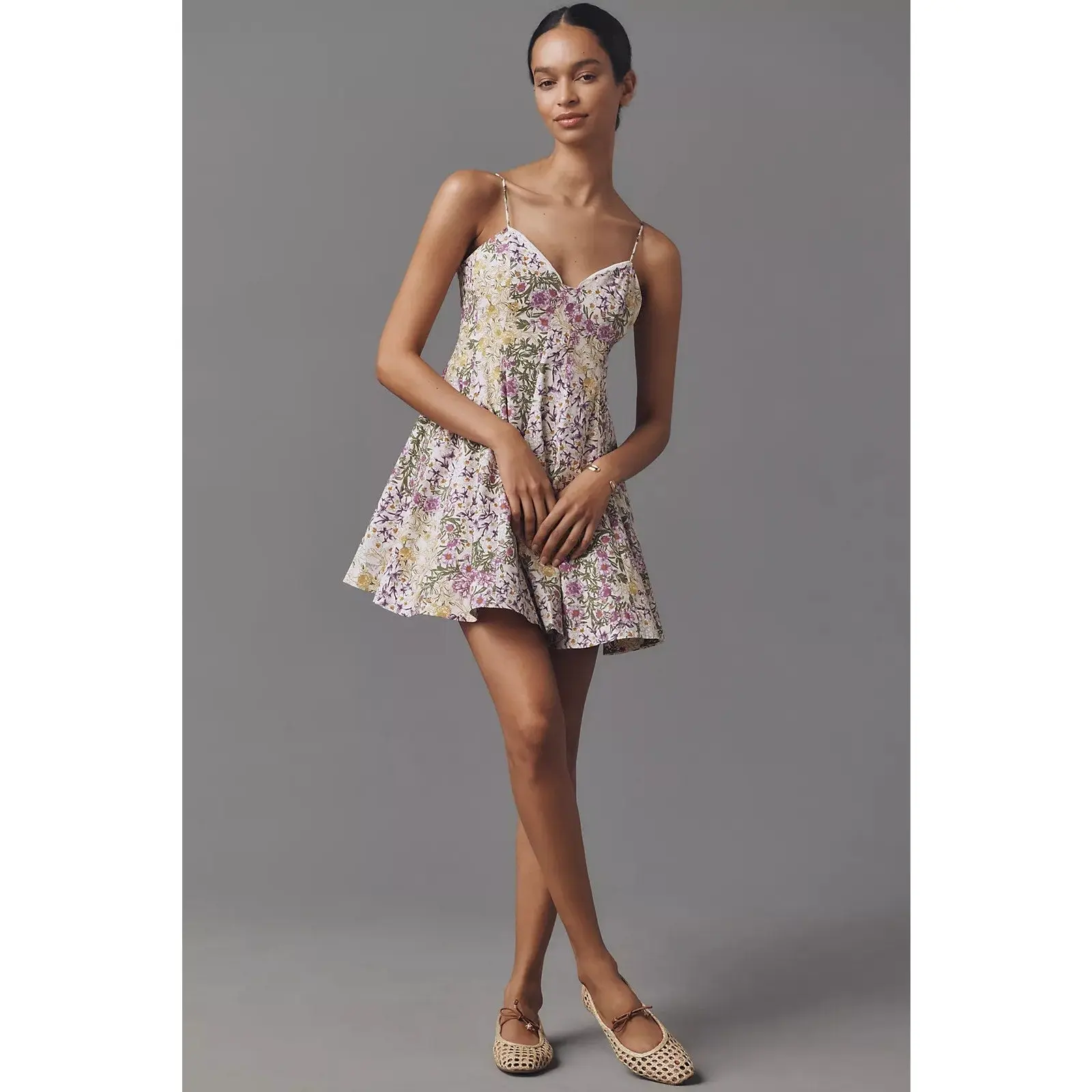 Anthropologie Maeve Lace-Trim Sweetheart Mini Dress M Yellow Purple - TikTok Shop Anthropologie Maeve Lace-Trim Sweetheart Mini Dress M Yellow Purple - TikTok Shop