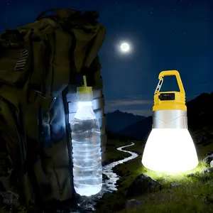 LED Outdoor Light Portable Spotlight with 4 Lighting Modes Tent Light Clip Hook for Camping Hiking Backpacking Fishing Batteries Included