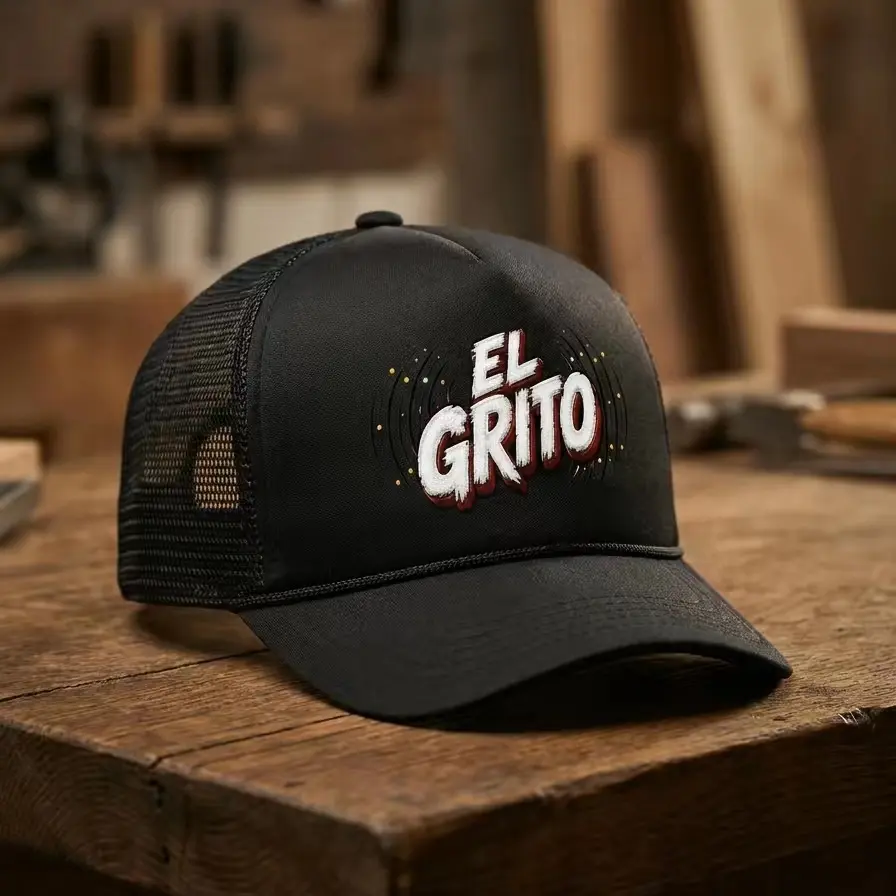 trucker life  Hat   El Grito Graphic Dad Hat,Unisex Polyester Mesh Baseball Cap for Mexican Independence Day,Vintage Dad Cap Style with Adjustable Snapback valentine birthday gift mens street style baseball cap ideal men woman