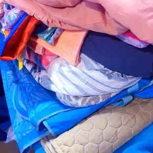 Used Linen Throw Blanket, Bedding Comforter for Home