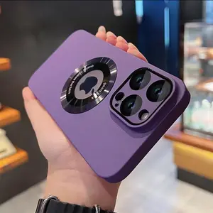 Magnetic Charging Phone Case, Shockproof Phone Protective Cover, Phone Accessories Compatible with iPhone 15 14 13 12 11 Pro Max, Casing, Protector