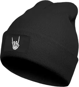 Beanie Cool Beanies Funny Beanie Cute Graphic Beanie Black Beanie for Men Women