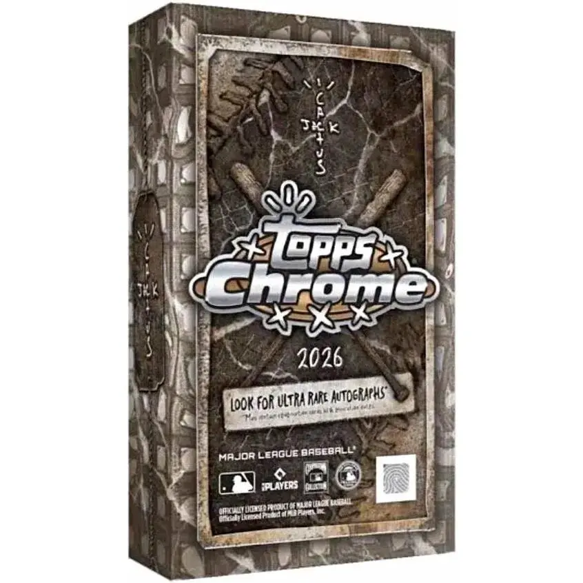 2026 Topps Chrome X Cactus Jack Fanatics Fest NYC Baseball Hobby Box