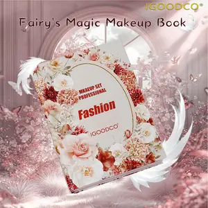 IGOODCO New shiny matte eye shadow lip gloss highlight multi-function book eye shadow board Makeup Palette Set Eyeshadow Set Ig3148-1Pcs Shimmer Glitter Pigment