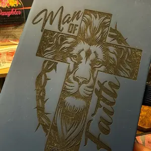 Man of God Journal – Christian Lined Notebook | 1 Corinthians 16:13