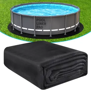 AquaJoyer Thicker Heavy Duty Pool Liner Pad for Above Ground Pool, Pool Padding Underlayment for Pool Bottom, Protects Pool Prevents Punctures Weed Barrier Comfortable underfoot