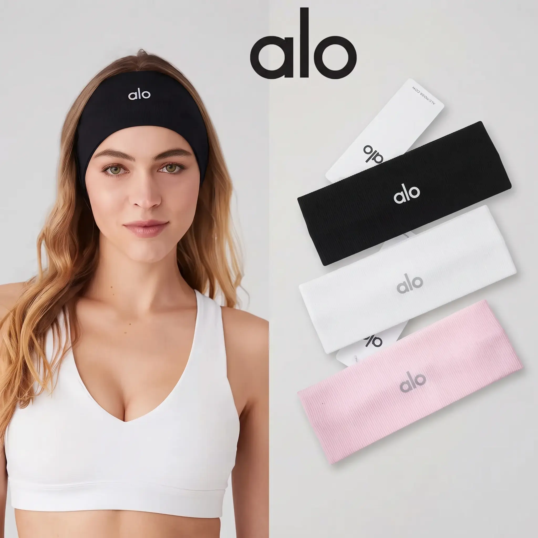 Women’s Wide Athletic Headband, Ribbed Stretch Non-Slip Hair Band, Soft Sweat-Wicking Workout Headwrap for Running, Yoga, Pilates, Tennis, Gym, Fitness & Everyday Wear