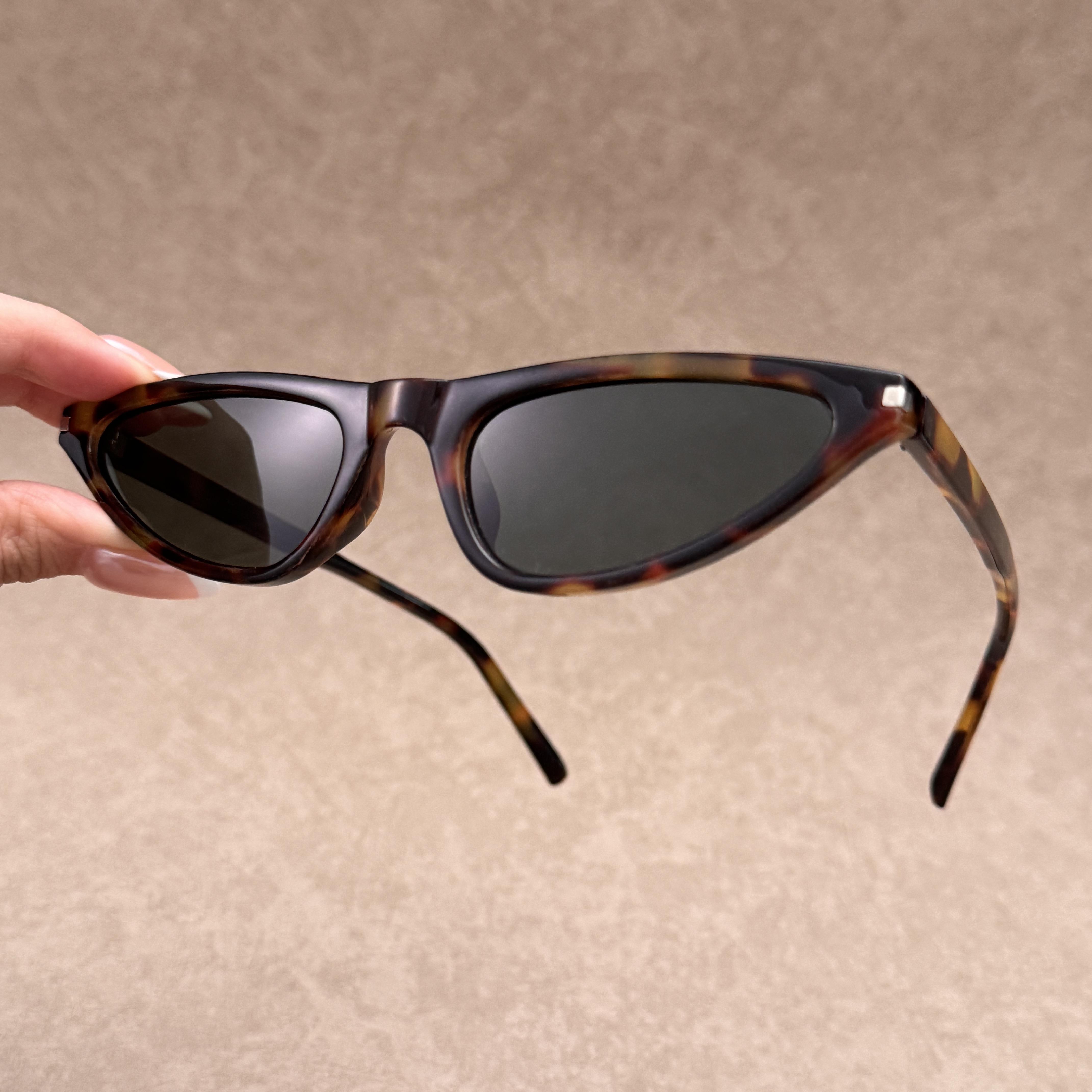 Women's Stylish Geometric Cat Eye Sunglasses - Lightweight Burgundy Frame, Dark Lenses, Sleek Modern Eyewear for Casual Outfits