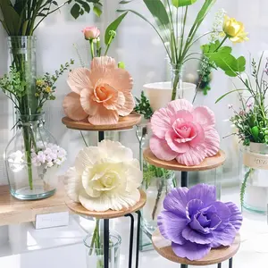 Artificial Peony Flower, Lifelike Artificial Flower, 1 Count Faux Flower, Decorative Flower for Home Party Wedding Anniversary Festival, Artificial Faux Flowers, Fake Flower Plants