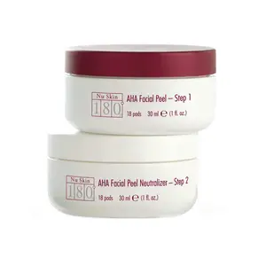 Nu Skin 180° AHA Facial Peel & Neutralizer - Accelerate Skin Cell Turnover & Reduce Wrinkles for Radiant, Youthful Skin - Mild Discoloration