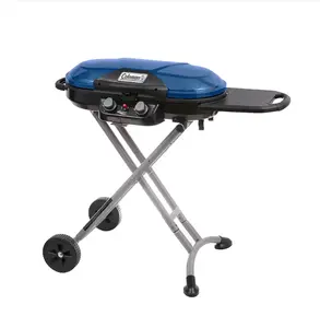 RoadTrip X-Cursion 2 Burner Propane Gas Portable Grill, Outdoor BBQ Camping Stove, Foldable Travel Grill for RV Tailgating