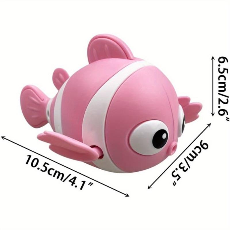 3-Pack Wind-Up Swimming Fish Bath Toys – Self-Propelling, No Batteries, Fun for Baby Bath & Pool Play
