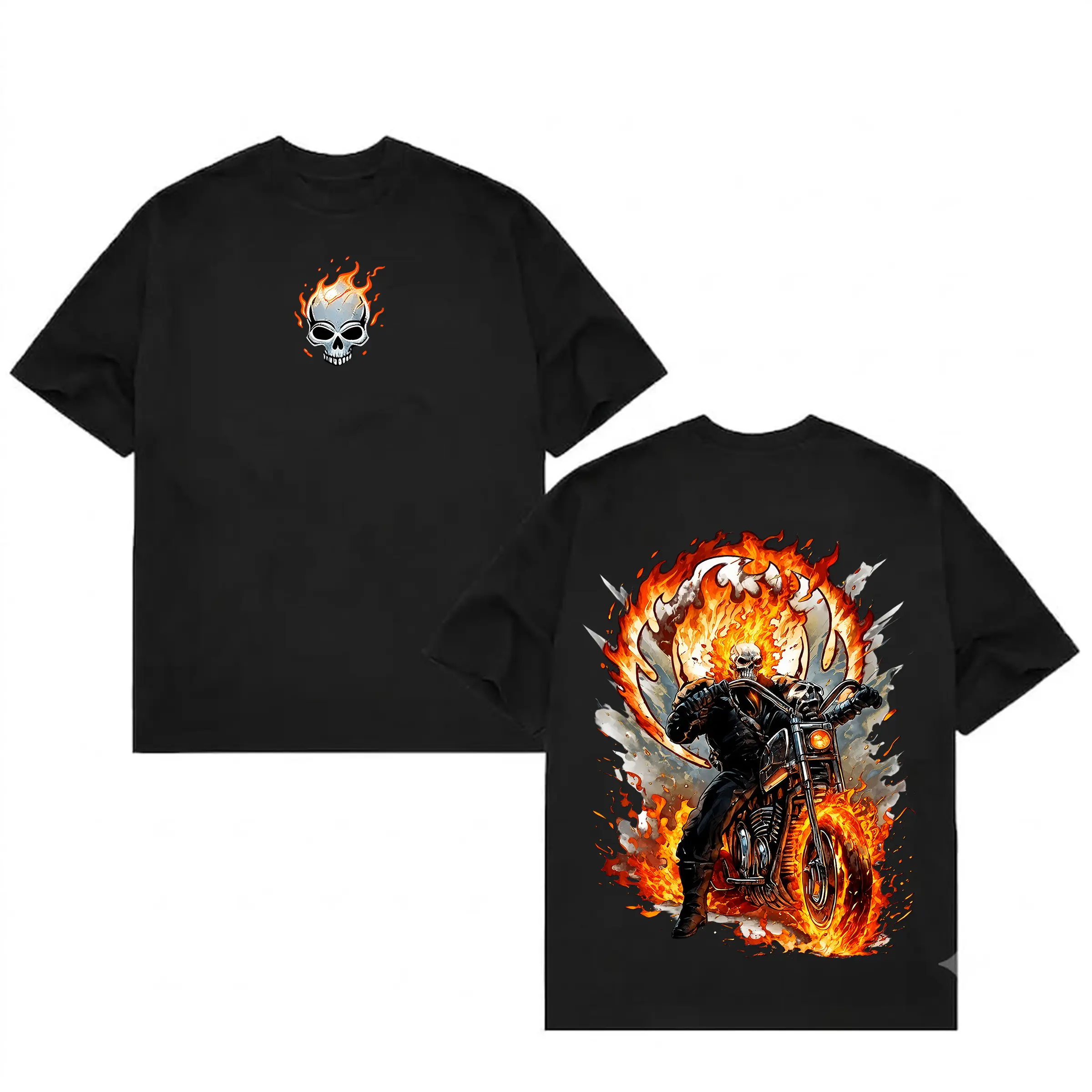 Ryan Gosling Ghhost Riderrr Fire Vintage T-Shirt, Ryan Ghostt Rider, Gift for Movie Fans