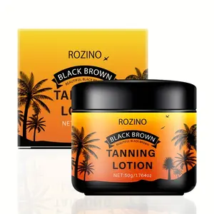 Achieve a Sun-kissed Complexion with This Sunless Tanning Cream. Provides Natural Bronzing Without the Need for Sun Exposure. Its Lightweight Texture Glides on Effortlessly for Even Coverage and Quick Drying. Enriched with Multiple Oil Extracts