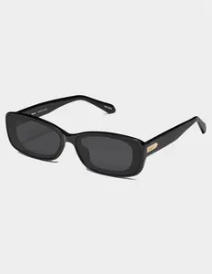 QUAY AUSTRALIA  Womens Vibe Check Polarized Sunglasses, Black