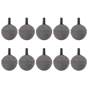 Air Stone 1.2 Inch Ball Diffuser for Fish Tank Aquarium Air Pump One Pack of 10pcs