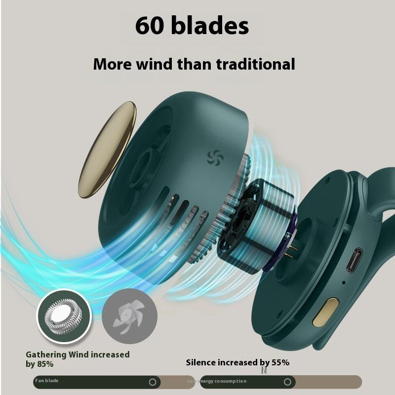 Portable Waist Fan Bladeless, Rechargeable Personal Fan, 3-Speed Turbo Cooling, Hands-Free Clip Fan for Work, Travel, Camping, Phone Cooling, Summer Must Have Portable Waist Fan Bladeless, Rechargeable Personal Fan, 3-Speed Turbo Cooling, Hands-Free Clip Fan for Work, Travel, Camping, Phone Cooling, Summer Must Have