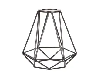 Style Selections Ravensport 6-in x 6-in Geometric Bronze Wire Vanity Light Shade with 2-1/4-in fitter