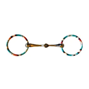 TEAL SERAPE TWISTED MOUTH O-RING BIT