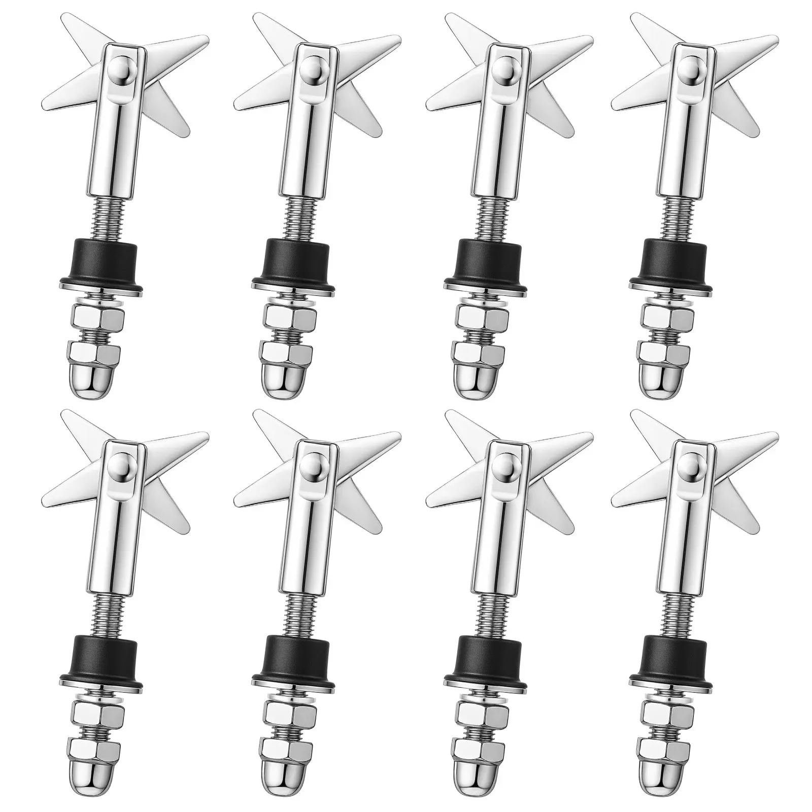 8pcs M8X110Mm X-Shaped Toggle Bolts, Heavy Duty Wall Anchors 304 Stainless Steel Scissors Type Anchor for Ceiling Hollow Wall Drywall Anchor Bolts