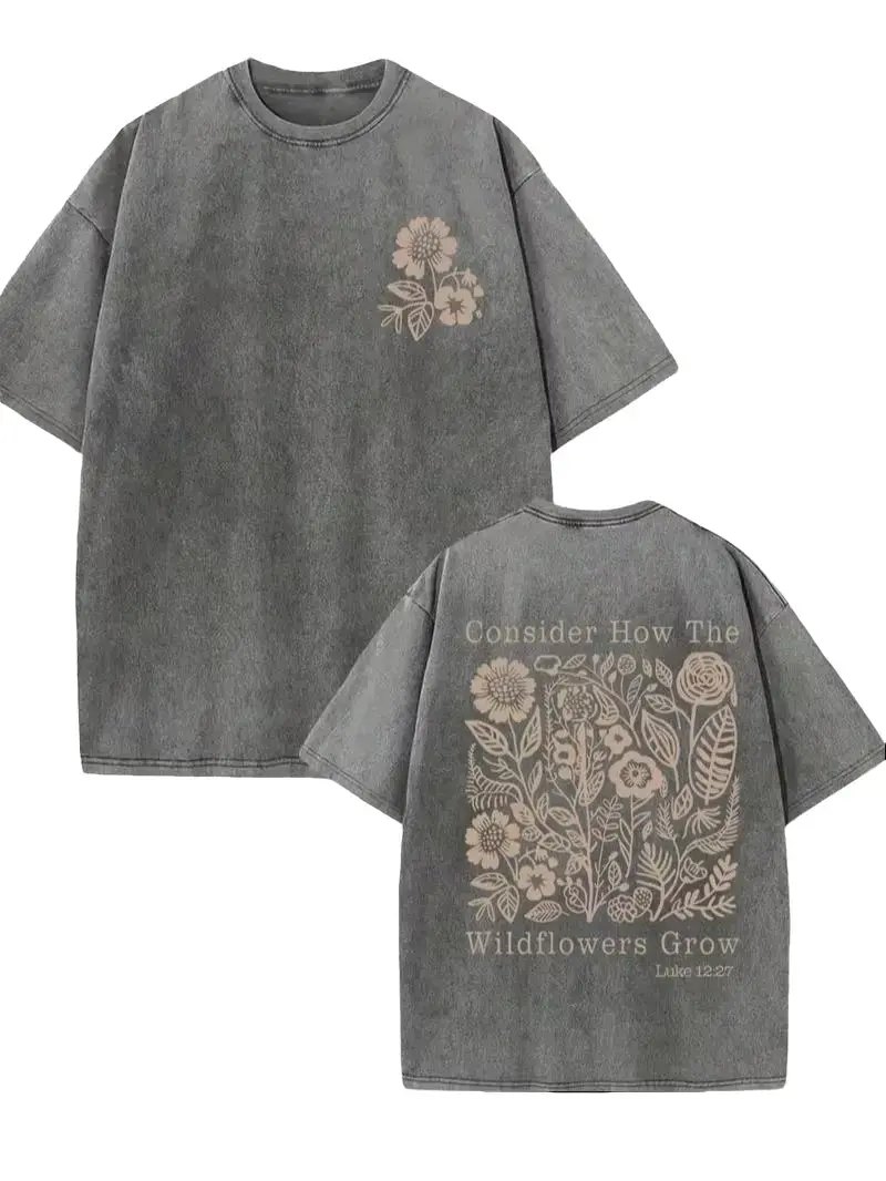 Washed Cotton Tee-