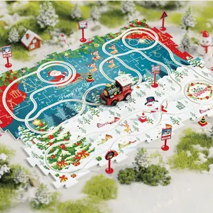 Christmas Train & Puzzle Track Set Wonderful Holiday Gift Christmas Gift