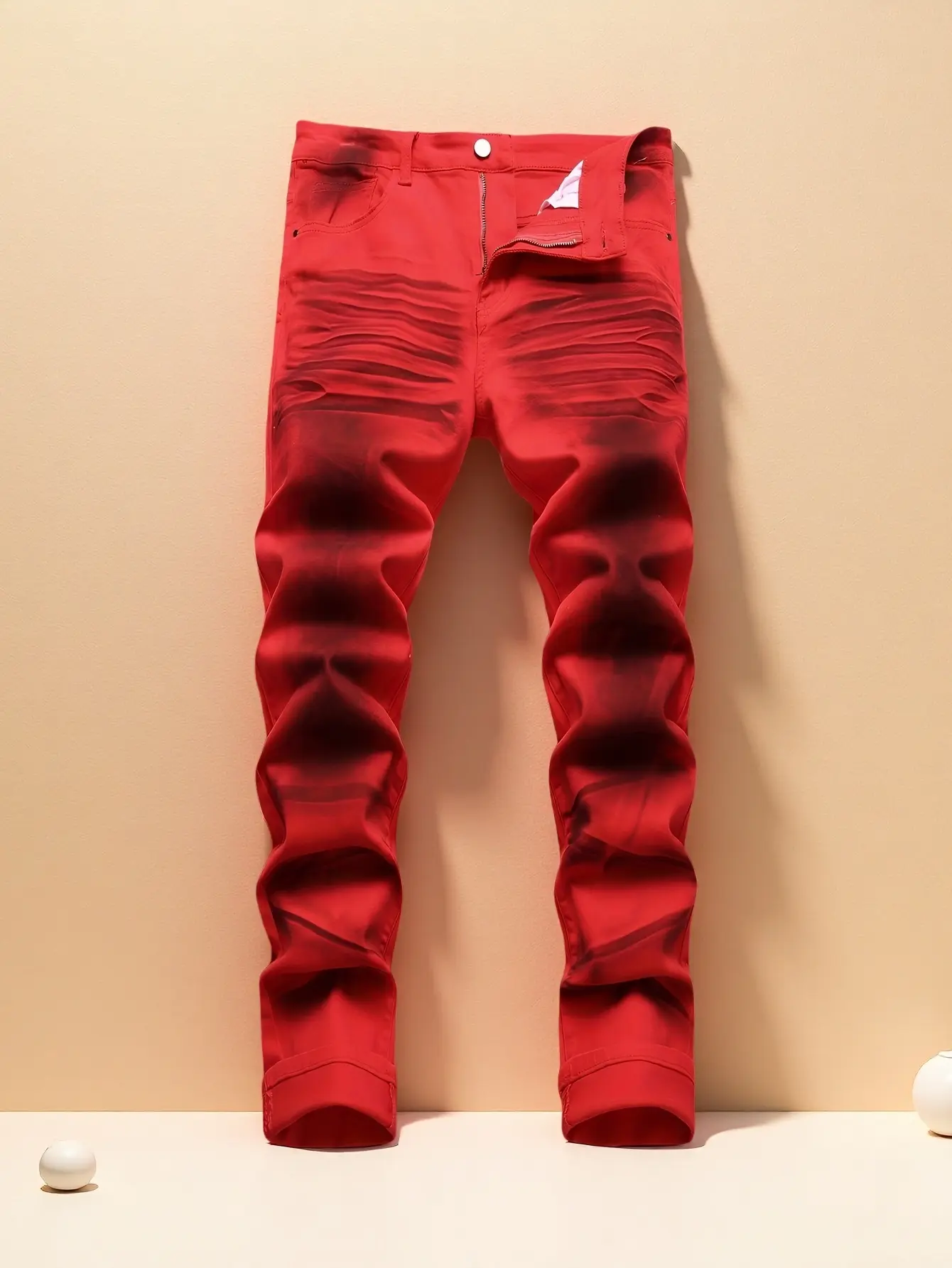 Men's printed slim fit red stretch casual jeans, men's street casual jeans compression  pants  ripped  jeans jeans  n  s size  32  purple  jeans mens  skinny  jeans raw  jeans high street jean  comfortable stretch denim skinny jean baggy jean men mens